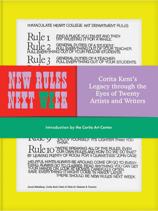 Title details for New Rules Next Week by Corita Art Center - Available